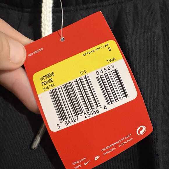 NEW Nike Rally Sweatpants Black Logo Waistband Sporty Cozy Pants Athlete Women S - Picture 2 of 15